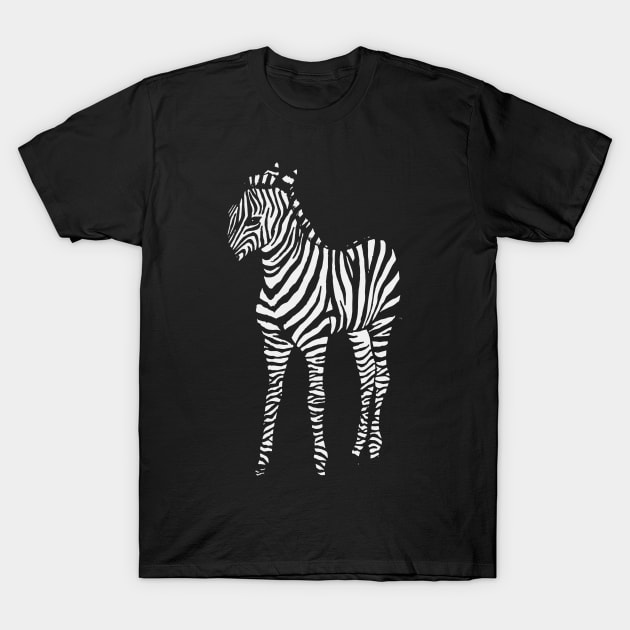 White Zebra T-Shirt by Freja